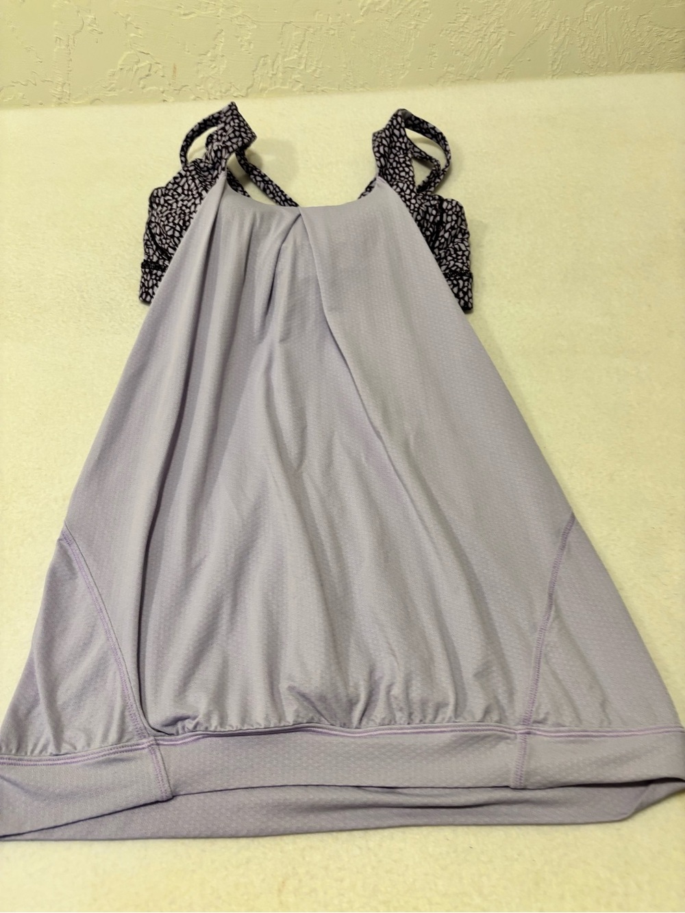 Lululemon Nouveau Limits Tank Miss Mosaic Lilac Deep Zinfandel Purple Size 6